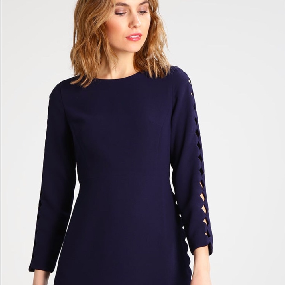 Club Monaco navy blue dress